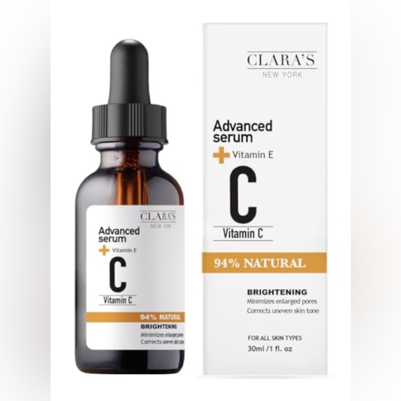 Clara’s New York Brightening Vitamin C Facial Serum with Vitamin E Oil - Picture 1 of 3